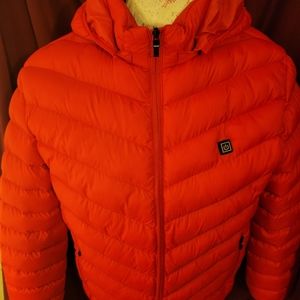 Heated Bright Red Jacket